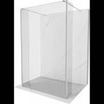 Mexen Kioto Свободностояща душ преграда 145 x 30 x 30 см, прозрачна, четкан никел - 800-145-030-222-97-00-030 (800-145-030-222-97-00-030)