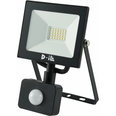 D-iL ПРОЖЕКТОР СЪС СЕНЗОР ЧЕРЕН, 6000К, 10w , 1000 lm, 120 ГРАДУСА, ip44 80607 (80607)