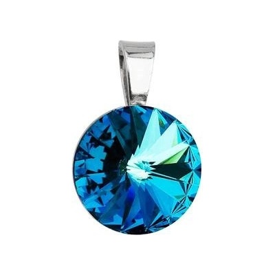 Pavona Stříbrný přívěšek rivoli Crystals from Swarovski Bermuda Blue 34112.5 Bermuda Blue