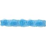 TITANUM Tulle insert flowers light blue