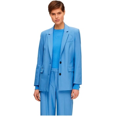 SELECTED Сако Selected Eliana blazer - Black (Ultramarine / Detail Melange)