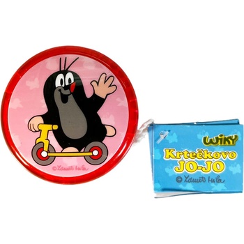 Jojo krtek svítící 5,5 cm červená