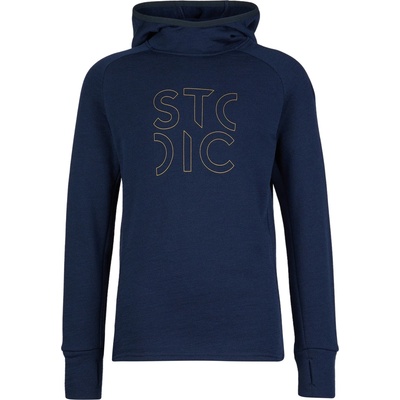 Stoic Детски вълнен пуловер Stoic Kid's MerinoFleece240 StofersSt. Hoody Merino hoodie - Navy - размер 116 (EU) (704-5538-0112)