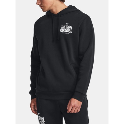 Under Armour Project Rock Rival Fleece Hoodie Sweatshirt Under Armour | Cheren | МЪЖЕ | XS