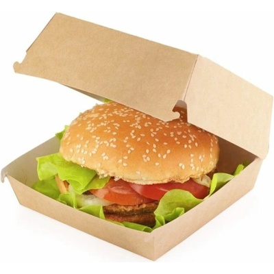 VEJU Box na burger Kraft 120x120x70mm :