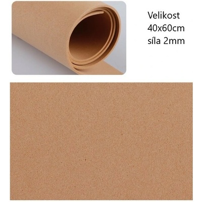 Pěnová guma EVA - hnědá kapučíno
