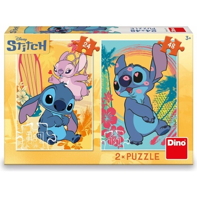 Dino Zamilovaný Stitch 24+48 dielov