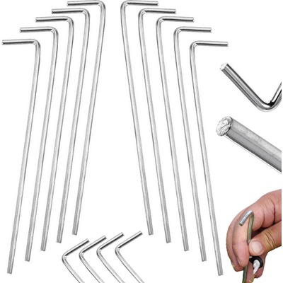 Verk 14533 Stanový kolík upěvňovací ocel 22 cm 10ks – Zboží Dáma