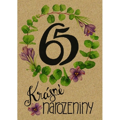 Baloušek BeBechy - přání 65, A6, kraftový papír