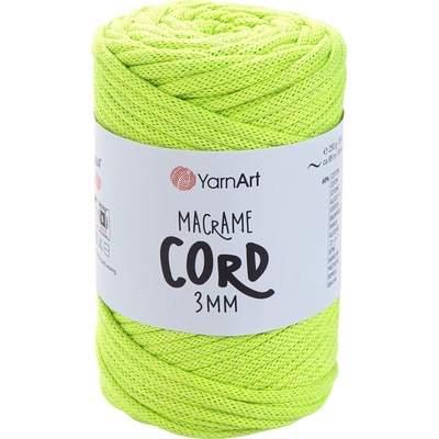 YARNART Macrame Cord 3 mm 85 m 801 Green юта (Macrame Cord 3 mm 801)