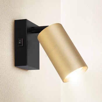 Brilagi -LED Димируемо. стенно насочващо осветително тяло SELE 1xGU10/6, 5W/230V черно/златно (LEDBG1375)