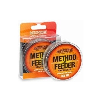 Mivardi Šnúra Method & Feeder Sinking Braid Hnedá 150m 0,10mm 6,85kg