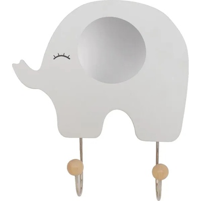 Jabadabado: Дървена закачалка с две куки - Слонче (JB-R16044)