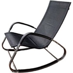 My Garden Люлеещ се шезлонг My Garden Carmo G62025, 90 × 60 × 91 см, черен