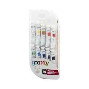 Goomby Гваш бои 10бр х 10ml. + четка