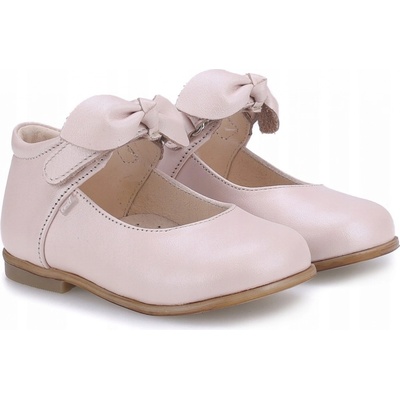 Emel e2047-24 balerínky mašlička suchý zip béžová