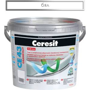 CERESIT ФУГА ГЪВКАВА СЕ43 5кг БЯЛА (2164988)