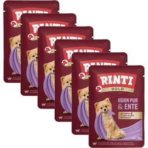 RINTI Капсула RINTI GOLD PUR пиле & патица 6 x 100 г