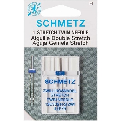 Schmetz dvojjehla 130/705 H stretch, rozpich 4mm/75 – Zboží Dáma