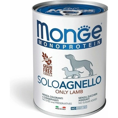 Monge Adult Monoprotein Solo Dog Jahňacia 400 g