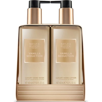 Baylis & Harding The Edit Baylis & Harding The Edit Vanilla Seduction tekuté mýdlo na ruce 400 ml + Baylis & Harding The Edit Vanilla Seduction mléko na ruce 400 ml kosmetická sada – Hledejceny.cz