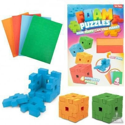 Teddies Stavebnice 3D pěnové kostka