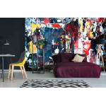 DIMEX ART Самозалепваща се флизелинова фототапета текстура боя върху стена 375 x 250 см