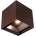 V-TAC Led соларен стенен фенер с датчик led/9w/3, 7v 3000/4000/5000k ip65 кафяв (vt2235)
