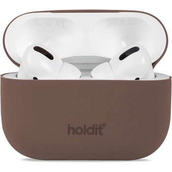 Image 1 of Holdit Kaлъф Holdit Silicone Case за AirPods Pro 1/2 - Dark Brown