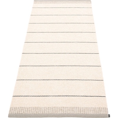 Pappelina Светлосива и кремава пътека за открито и закрито 85x200 cm Belle Warm Grey - Pappelina (BE9D820)