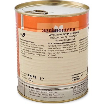 Džem extra speciální 70% malina Agrimontana 900g