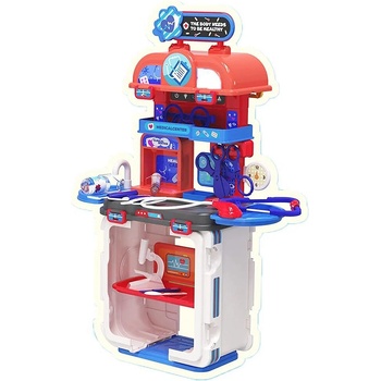 Armutoys ДЕТСКА ГОЛЯМА ДОКТОРСКА СТАНЦИЯ С АКСЕСОАРИ