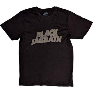 Black Sabbath Wavy Logo Hi-Build Black M Риза (BSTS79MB02)