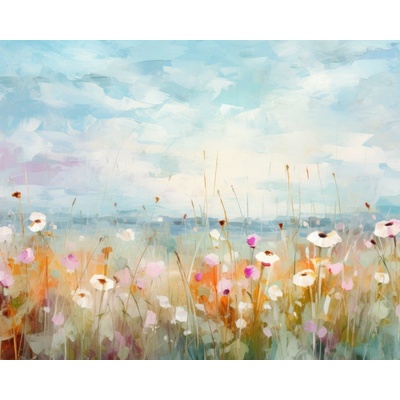 ZUTY Obrazy na stenu - Lúčny kvet Rámovanie: bez rámu a bez vypnutia plátna, Rozmer: 40x50 cm