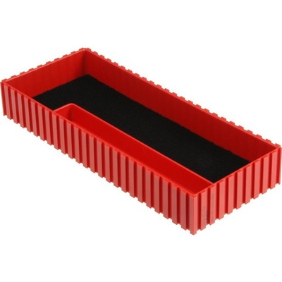 Pokorný Dačice Plastová krabička typ 2160 35 x 102 x 252 mm červená RAL 3020