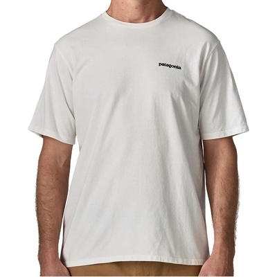 Patagonia Мъжка тениска Patagonia P-6 Logo Responsibili-Tee T-shirt - Fiber White (016-7143-4311)