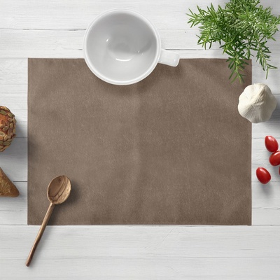Biante Sametové prostírání Velvet Premium SVP-005 Světle hnědé 30x40cm
