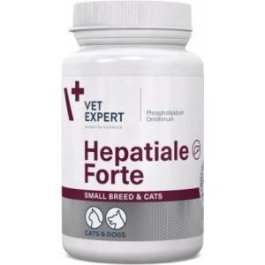 VetExpert Hepatiale Forte Small Breed cats - хранителна добавка за кучета мини породи и котки, за подпомагане чернодробната им функция, 40 капсули, Vet Expert - Полша