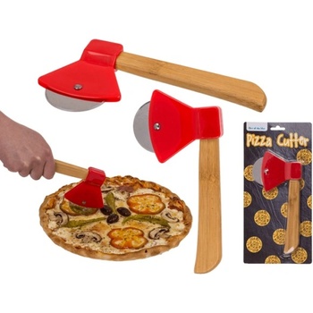 Image 1 of ШантавоЕ Нож за пица - брадва с дървена дръжка