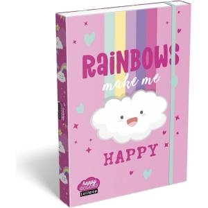 LIZZY Кутия за тетрадки LIZZYSULI A/4 Lollipop Rainbow 7470216001 (7470216001)