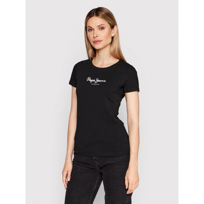 Pepe Jeans dámské tričko NEW VIRGINIA černé
