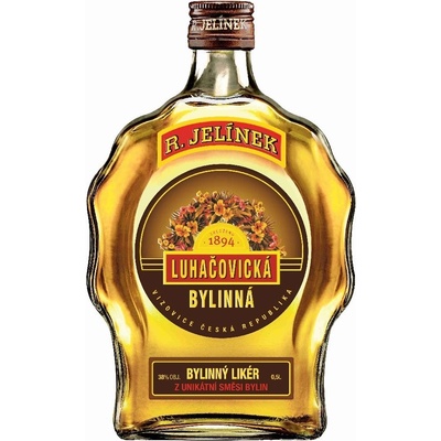 Luhačovická bylinná 38% 0,5 l (holá láhev)
