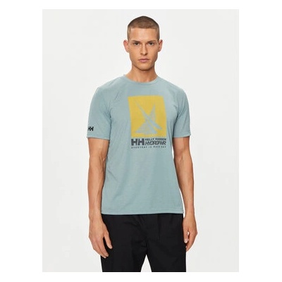 Helly Hansen Тишърт Hp Race Graphic T-Shirt 34419 Зелен Regular Fit (Hp Race Graphic T-Shirt 34419)