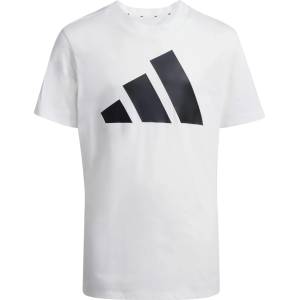 Adidas Детска тениска adidas Kid's Bold Tee 160 T-shirt - White / Black - размер 128 (EU) (704-4531-0711)
