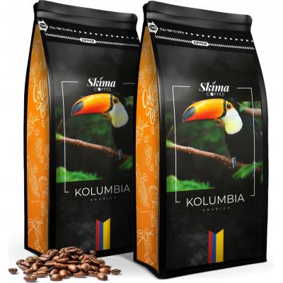 SKIMACOFFEE zrnková 100% arabica 2 x 1 kg