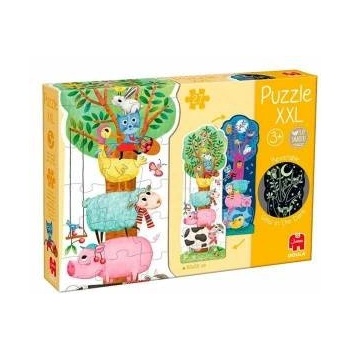 Goula Пъзел Goula XXL Glow In The Dark Ферма С две лица 80 x 28 cm 27 Части