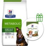 Hill's Hill s Prescription Diet Metabolic Регулация на теглото гранули за кучета 4 кг + Лакомства безплатно