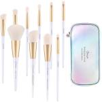 Bestope Макиаж Четки с Блестяща Кутия Mermaid BESTOPE 10 бр