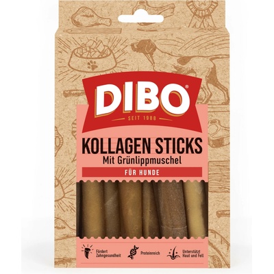 DIBO kolagenové tyčinky se slávkou zelenoústou Výhodné balení: 2 x 150 g