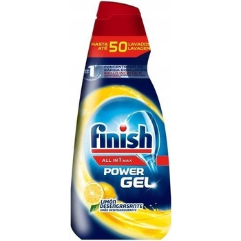 Finish All-in-1 Power Max Gél do umývačky riadu Lemon 1 l